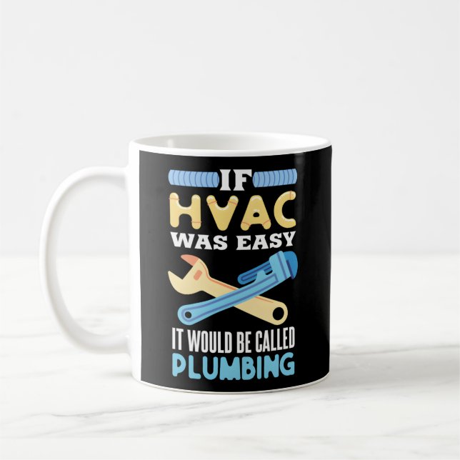 Caneca De Café Hvac Para Um Técnico Hvac (Esquerda)