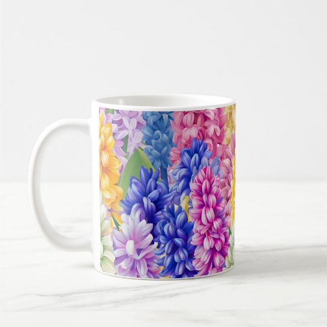 Caneca De Café Hyacinth Blooming (Esquerda)