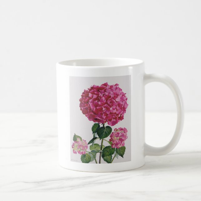 Caneca De Café Hydrangea (Direita)