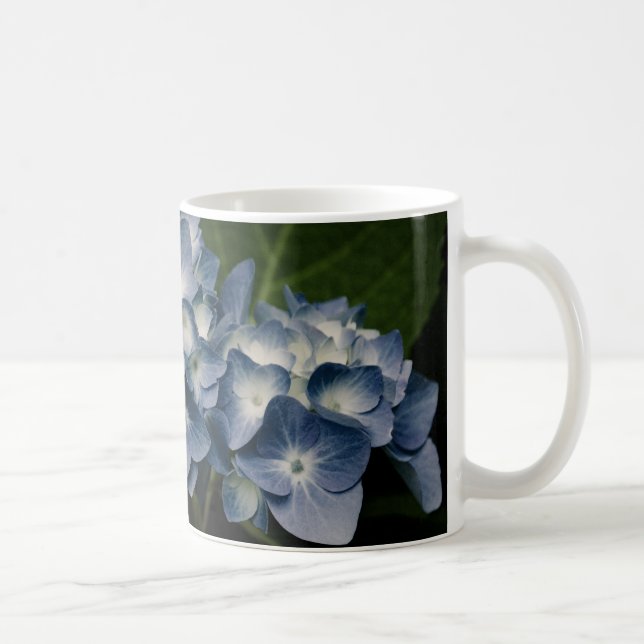 Caneca De Café Hydrangea Azul 8514 (Direita)