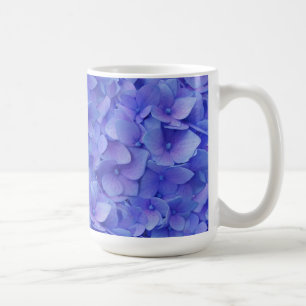 Caneca De Café Hydrangea Blue