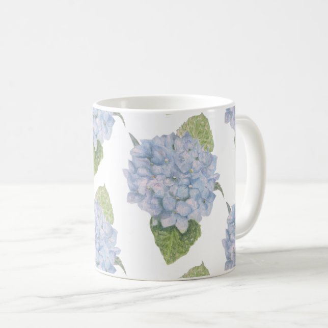 Caneca De Café Hydrangea Mug (Frente Esquerda)