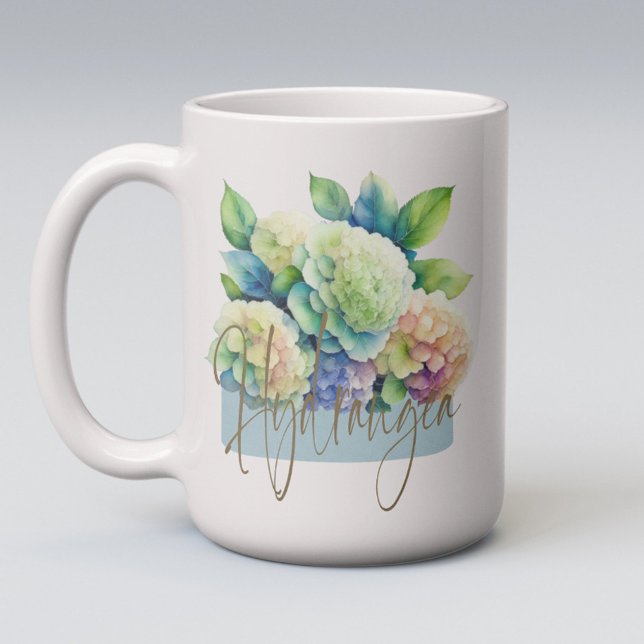 Caneca De Café Hydrangea Mug (Criador carregado)