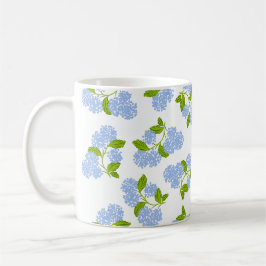 Caneca De Café Hydrangea Mug Azul