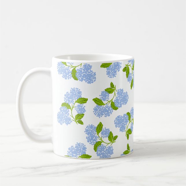 Caneca De Café Hydrangea Mug Azul (Esquerda)