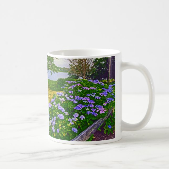 Caneca De Café Hydrangeas em Orleans (Direita)