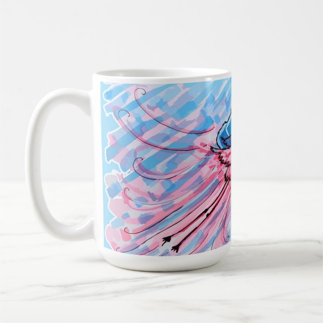 Caneca De Café Hydrated Flamingo (Esquerda)