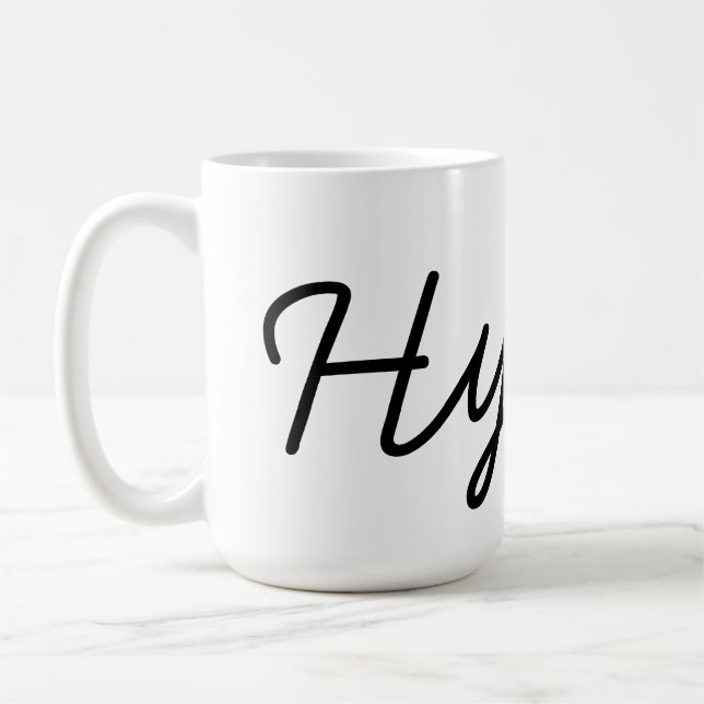Caneca De Café Hygge Black Elegant (Esquerda)