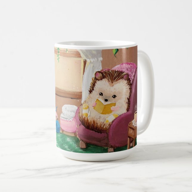 Caneca De Café Hygge Hedgehog (Frente Esquerda)