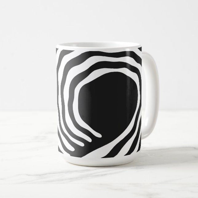 Caneca De Café Hypnotic Wave (Frente Esquerda)