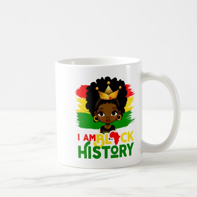Caneca De Café I Am Black History Black History African American  (Direita)