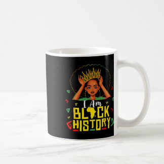 Caneca De Café I Am Black History Women Girl Black History Month 