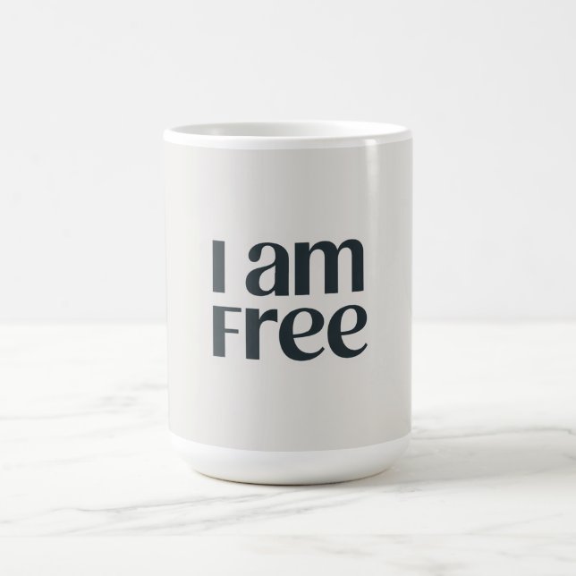 Caneca De Café I am free (Centro)