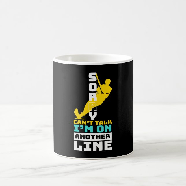 Caneca De Café I Am On Another Line Waterskiing (Centro)