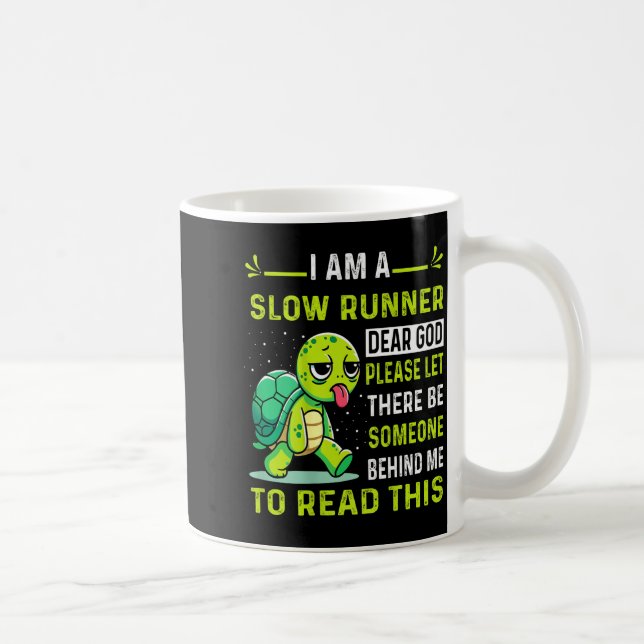 Caneca De Café I Am Runner Dear God Please Let There Be Someone F (Direita)