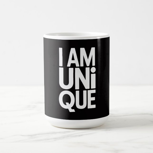 Caneca De Café I am unique (Centro)
