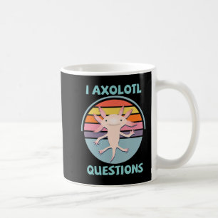 Caneca De Café I Axolotl questiona Kawaii Anime Axolotl Gift Adul