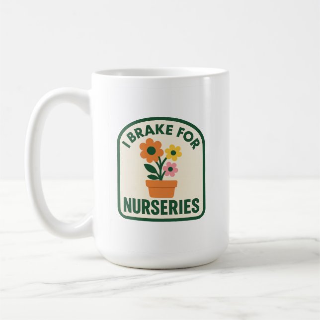 Caneca De Café I Brake for Nurseries (Esquerda)