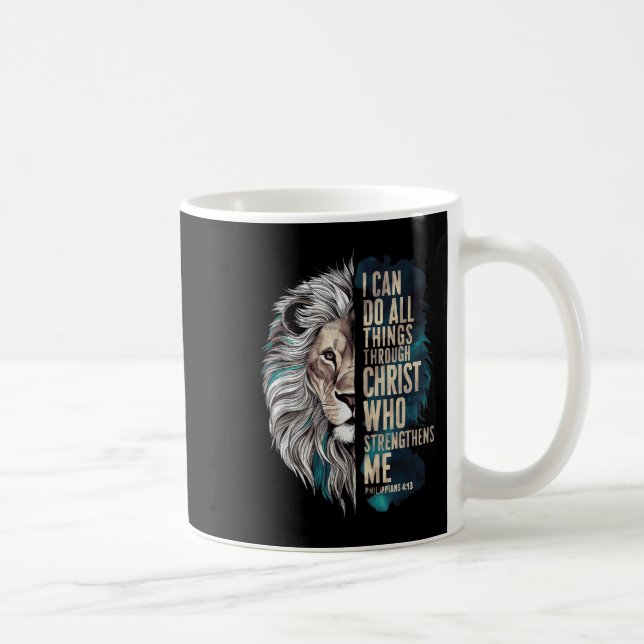 Caneca De Café I Can Do All Things Through Christ  (Direita)