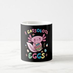 Caneca De Café I Coma Ovos Coelho Páscoa Axolotl Coelho