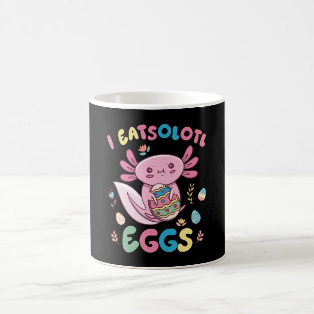Caneca De Café I Coma Ovos Coelho Páscoa Axolotl Coelho (Centro)