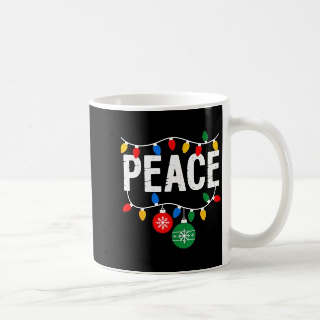 Caneca De Café I Come In Peace Matching Family Christmas Couple  (Direita)