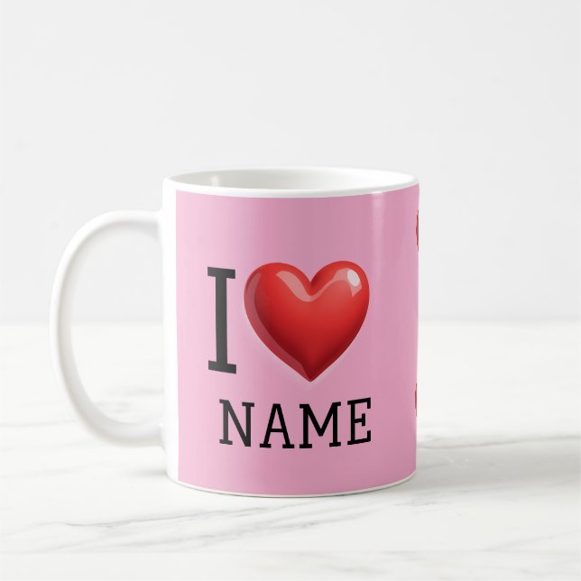 Caneca De Café I Coração (Esquerda)