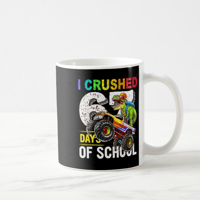 Caneca De Café I Crushed 67 Days Of School Funny Six Seven Meme B (Direita)