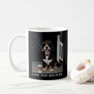 Caneca De Café I Got That Dog In Me, Funny Bernedoodle Meme