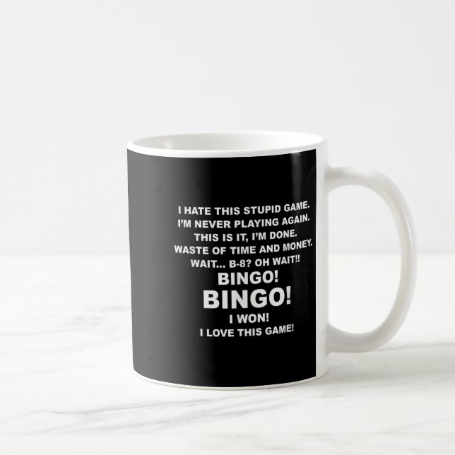 Caneca De Café I Hate This Stud Game I'm Never Playing Again Bing (Direita)
