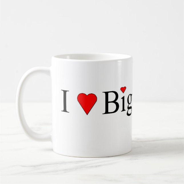 Caneca De Café I Heart Big Pai (Esquerda)