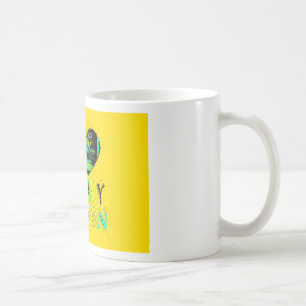 Caneca De Café I Heart Hillary Clinton: Arte de Expressão de Graf