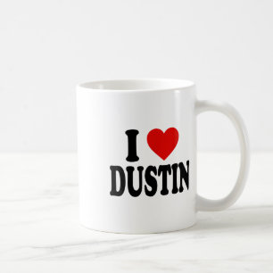 Caneca De Café I Heart Love Dustin _1