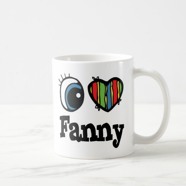 Caneca De Café I Heart (Love) Fanny (Direita)
