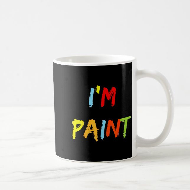 Caneca De Café I Heart Love To Finger Paint I'm Paint Cute Couple (Direita)