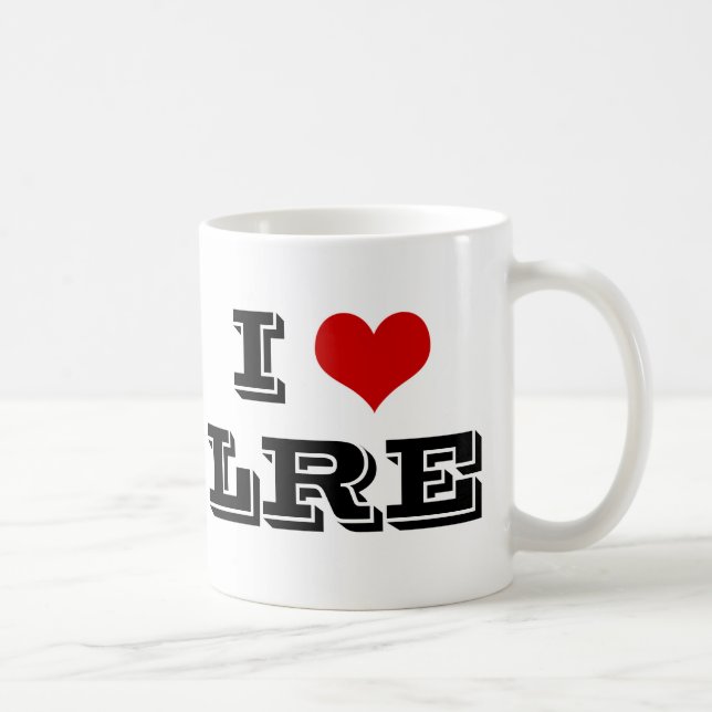 Caneca De Café I Heart LRE Coffee Mug (Direita)