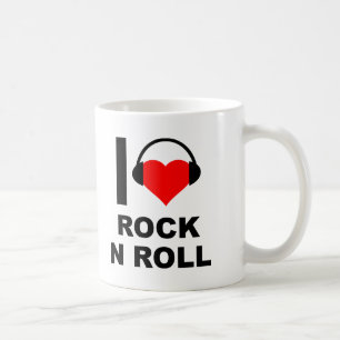 Caneca De Café I Heart Rock Funny Mug