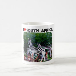 Caneca De Café I Heart South Africa Zebra Aloe