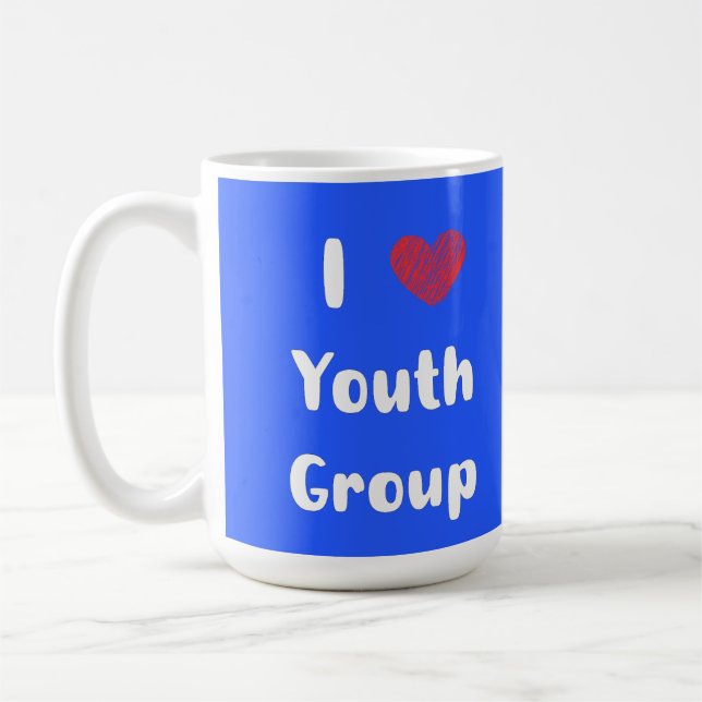 Caneca De Café I Heart Youth Group Mug (Esquerda)