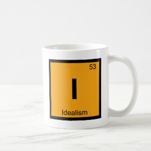 Caneca De Café I - Idealismo Filosofia Química Tabela Periódica