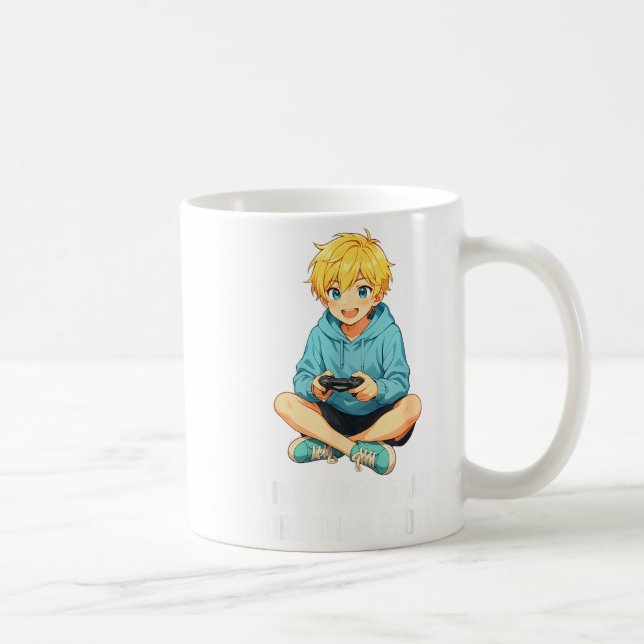 Caneca De Café I Like Video Games More Than People Funny Gamer An (Direita)