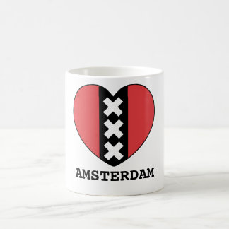 Caneca De Café I LOVE AMSTERDAM mok By Amsterdamned