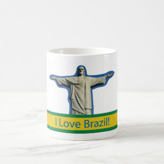 Caneca De Café I love Brazil