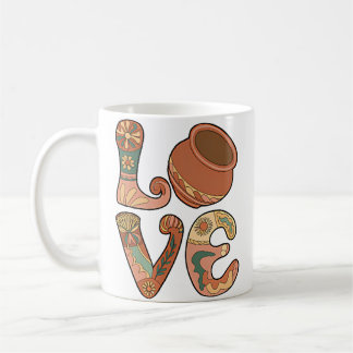 Caneca De Café I Love Ceramics And Pottery Love