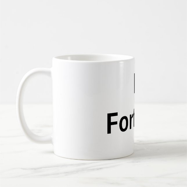 Caneca De Café I love Fortaleza (Esquerda)