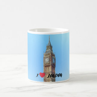 Caneca De Café I Love London Mug – Big Ben Illustration Souvenir 