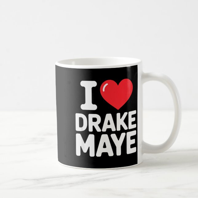Caneca De Café I Love Maye  (Direita)