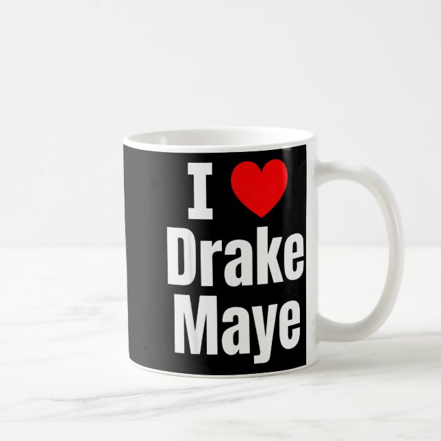 Caneca De Café I Love Maye Football Fan  (Direita)