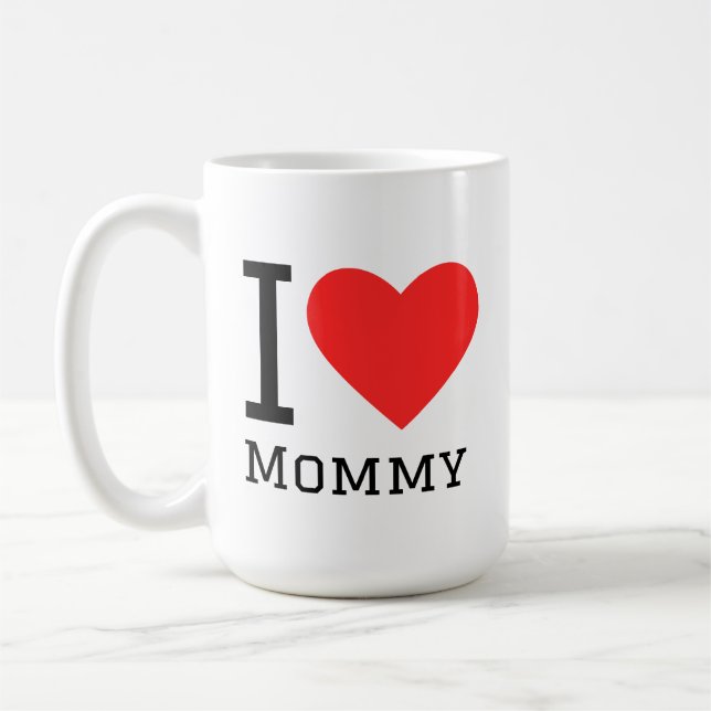 Caneca De Café I love mommy (Esquerda)
