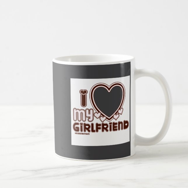 Caneca De Café I Love My Girlfriend  (Direita)